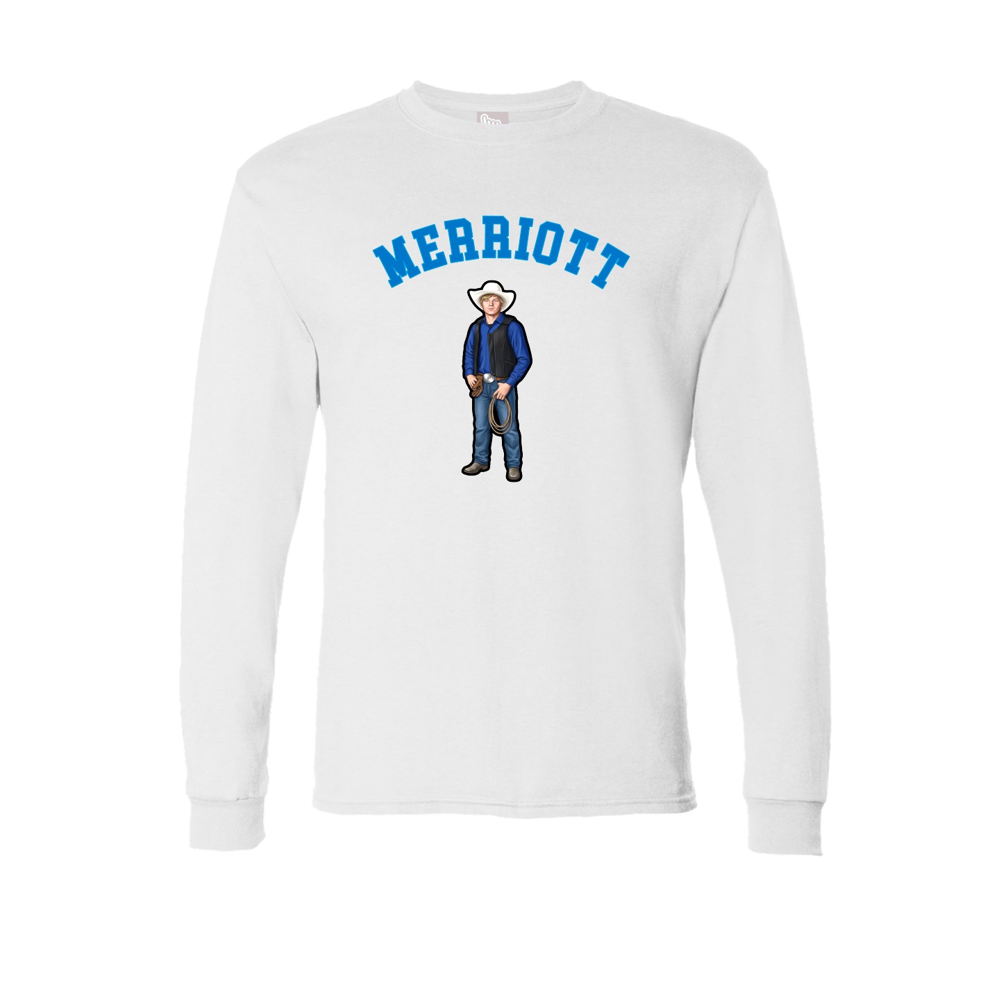 Long Sleeve Tee — Shirsey Arch in White