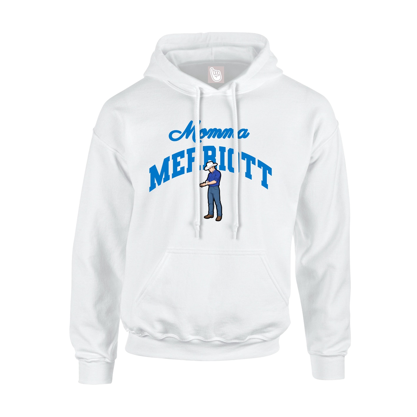 Youth Hoodie — Mothers Day Arch in White