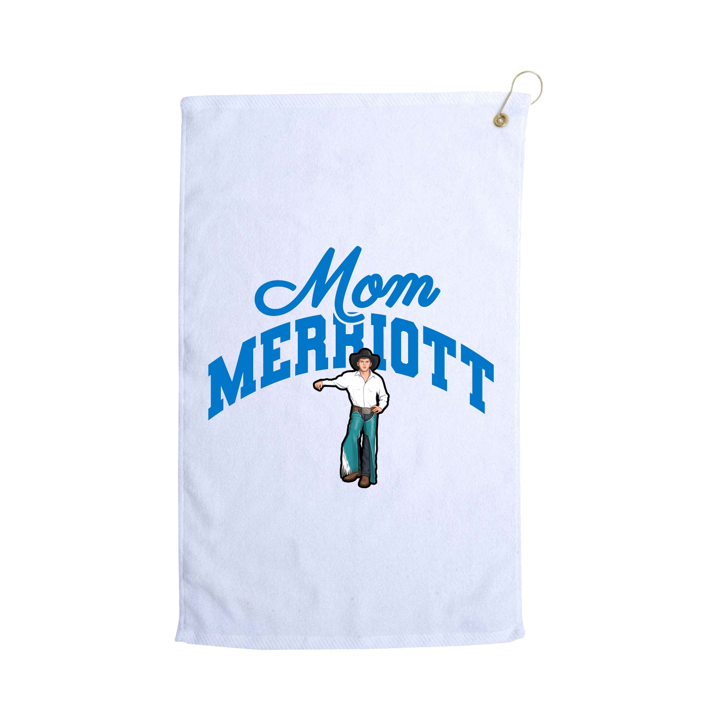Golf Towel — Mothers Day Arch in White