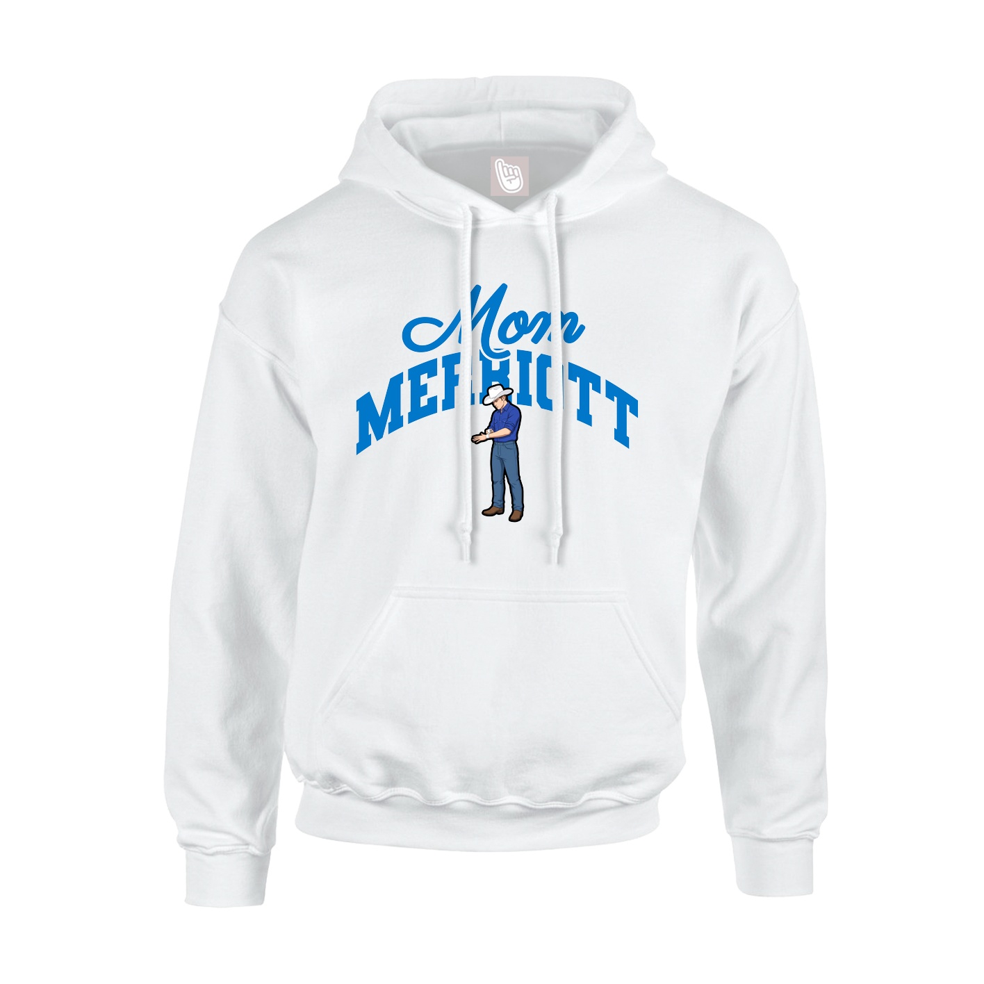 Youth Hoodie — Mothers Day Arch in White