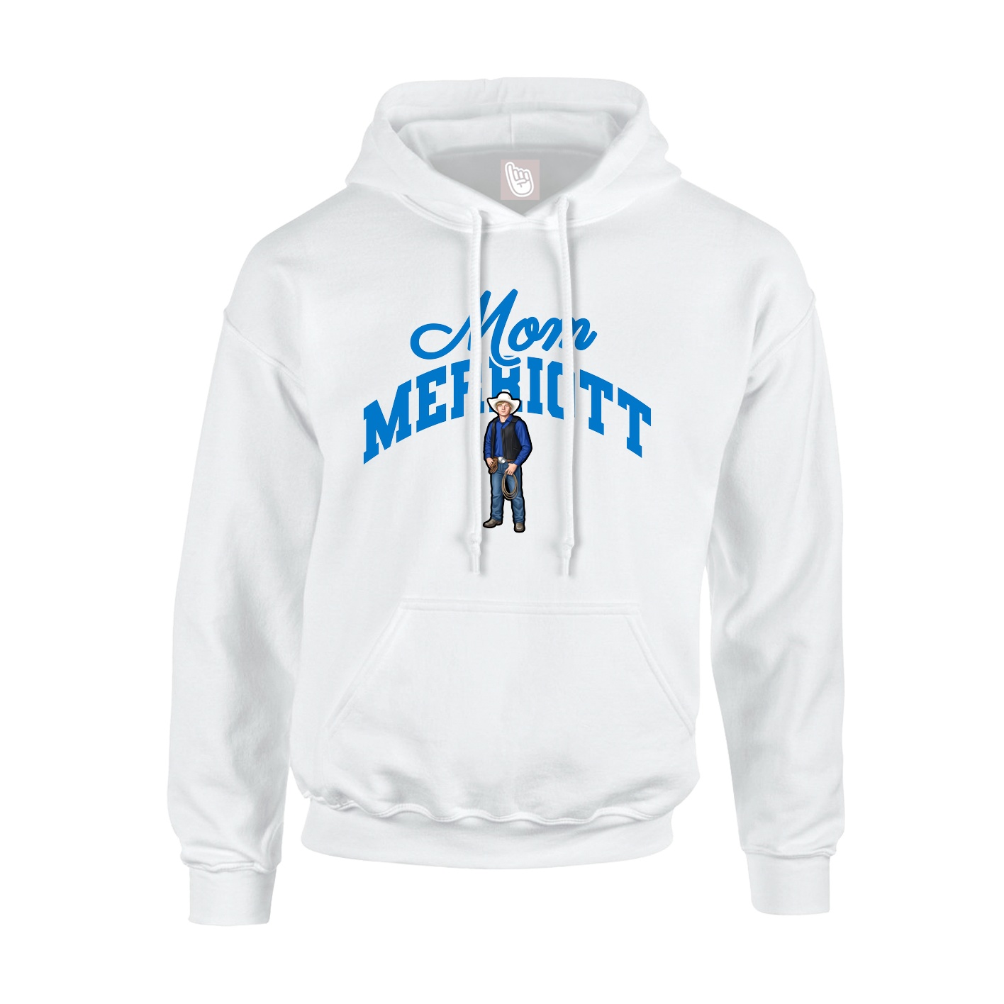 Youth Hoodie — Mothers Day Arch in White