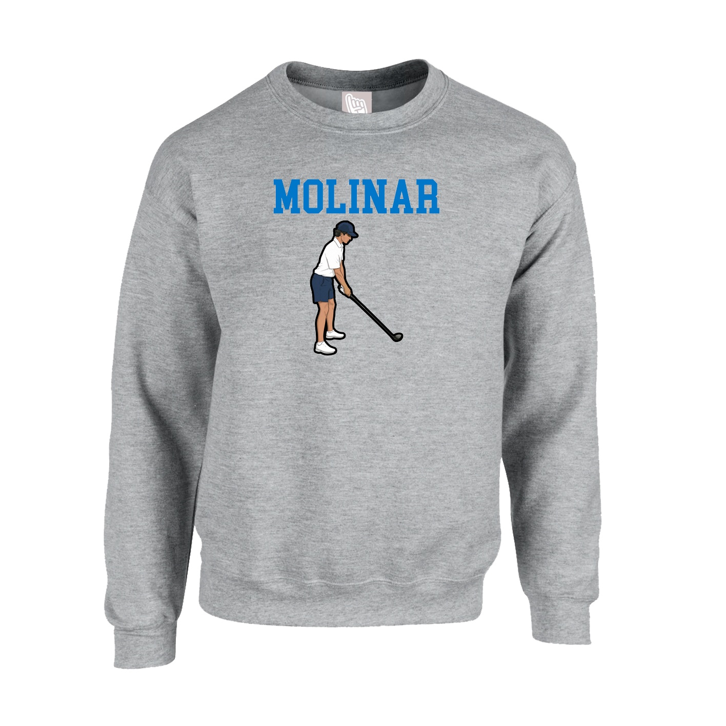 Fleece Crew — Shirsey in Grey