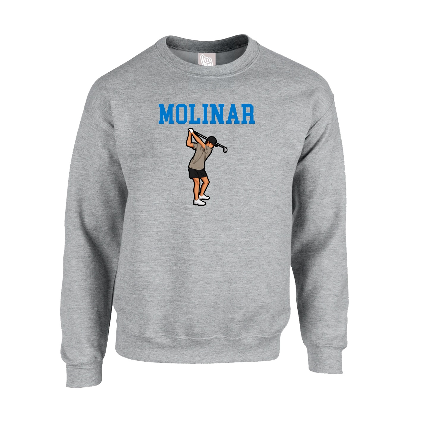 Fleece Crew — Shirsey in Grey