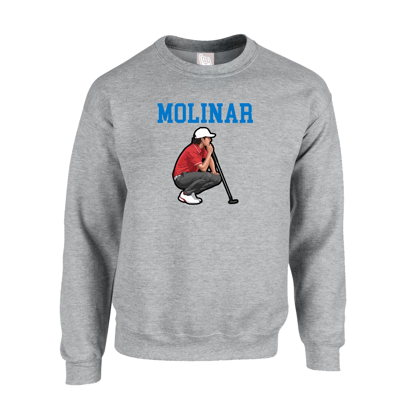 Fleece Crew — Shirsey in Grey