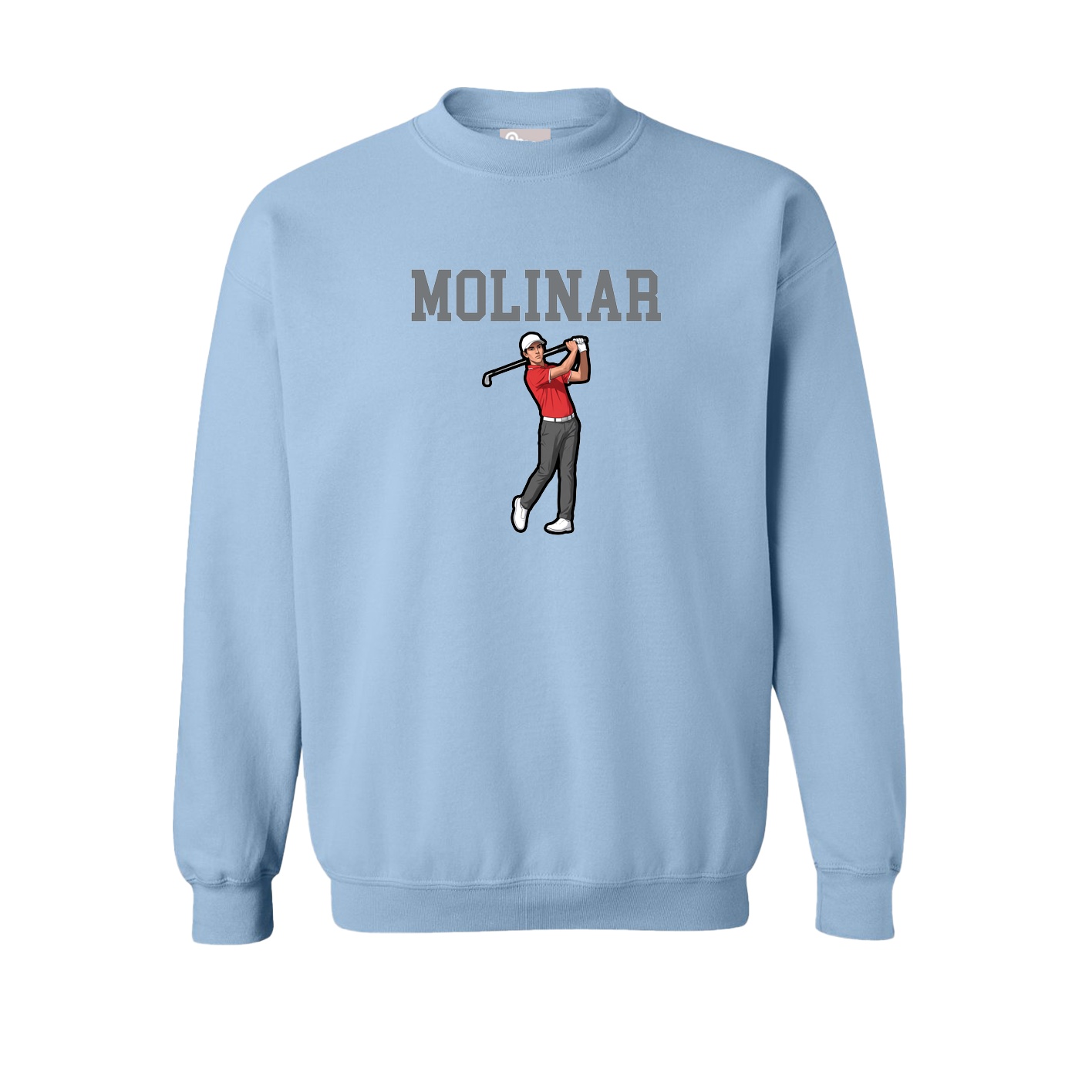 Fleece Crew — Shirsey in Light Blue