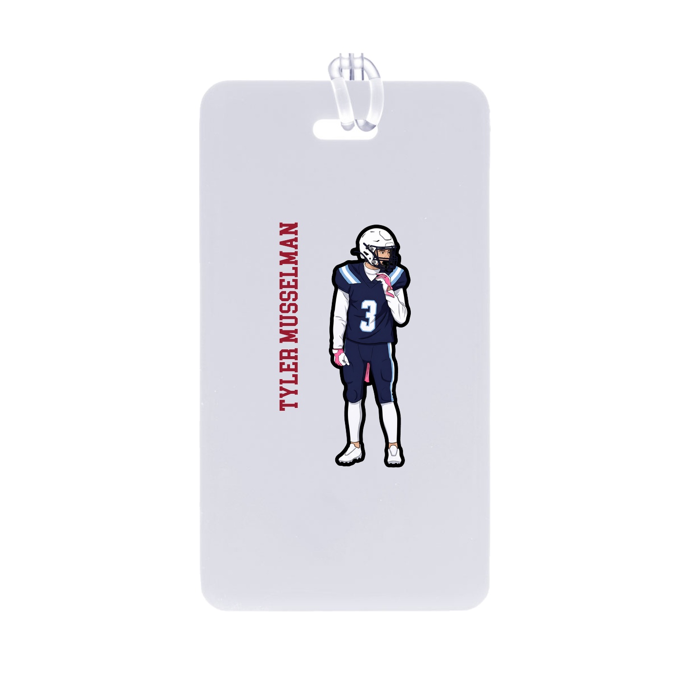 Bag Tag — Name Vertical in Classic