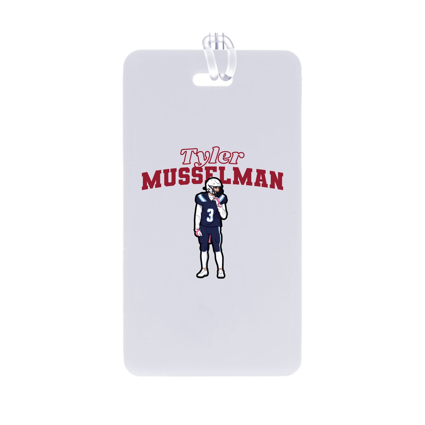Bag Tag — Name Arch in Classic