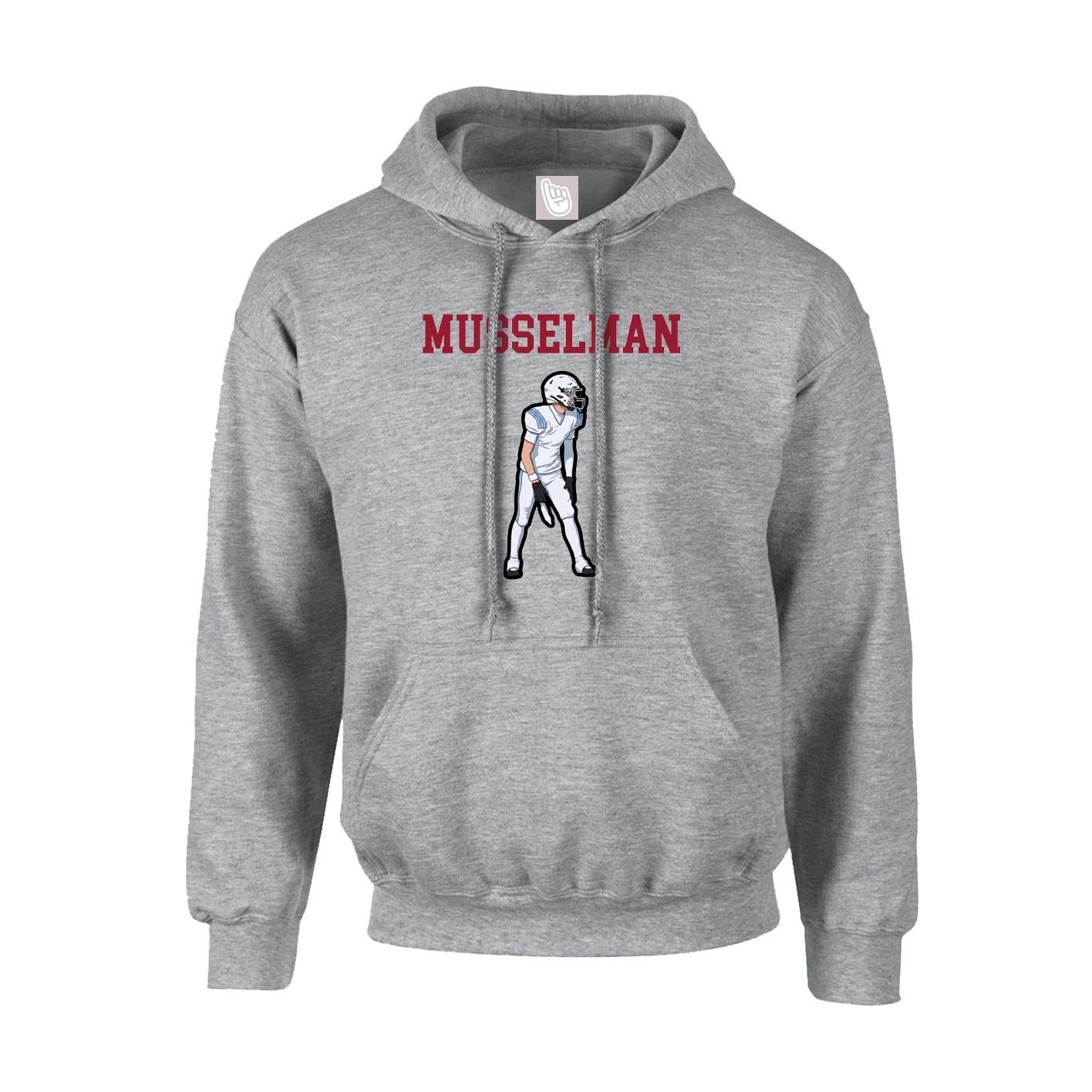 Hoodie — Shirsey in Grey
