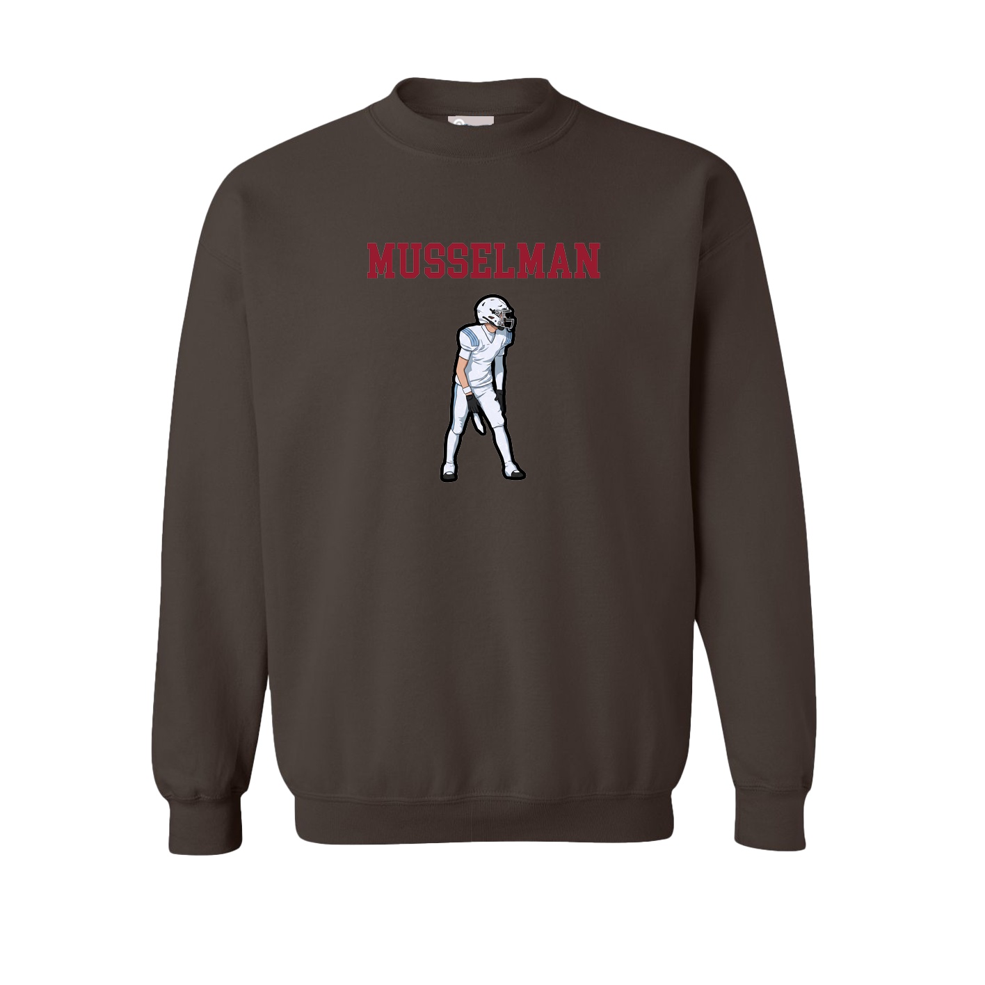 Fleece Crew — Shirsey in Brown