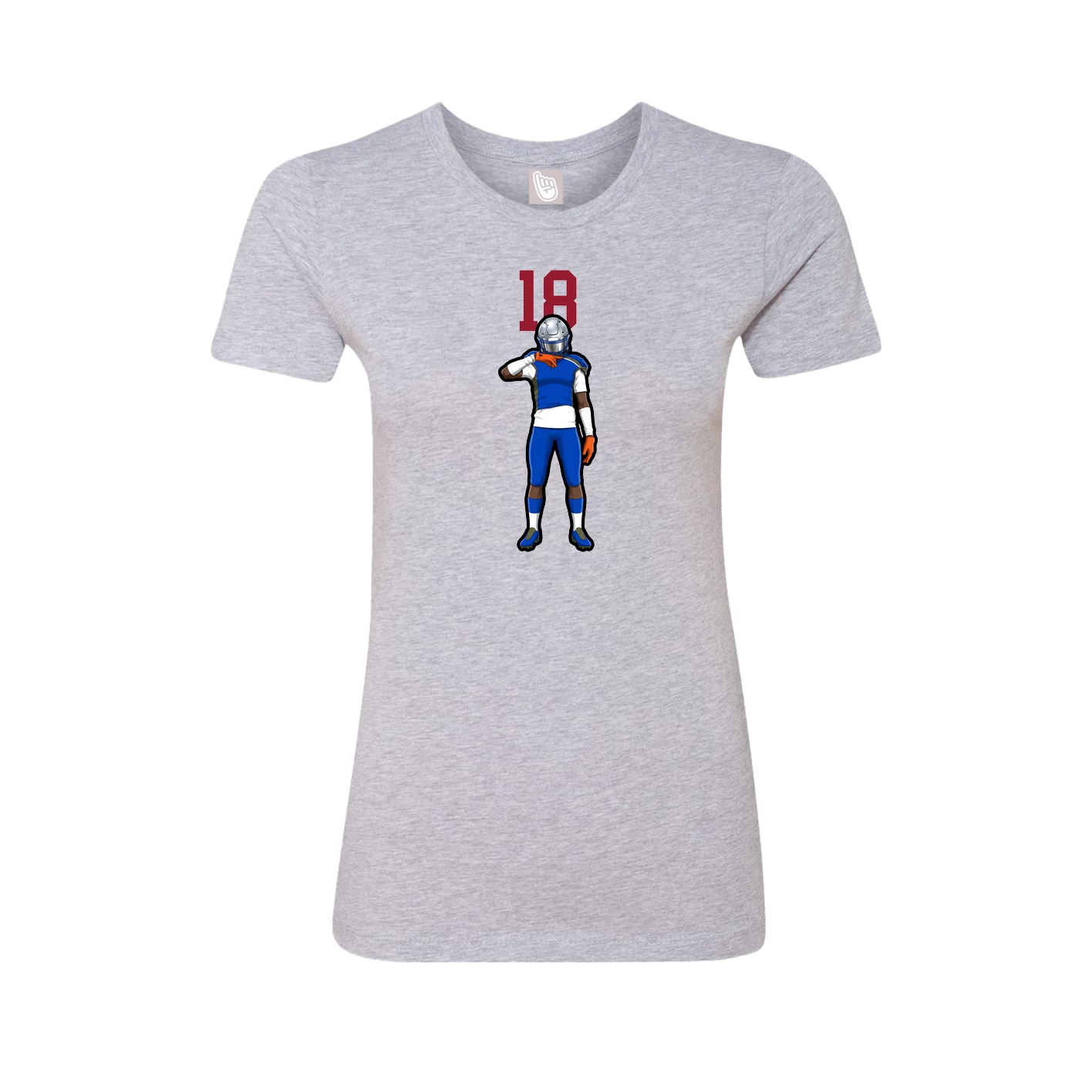 Fitted Women's Tee — Classic in Grey