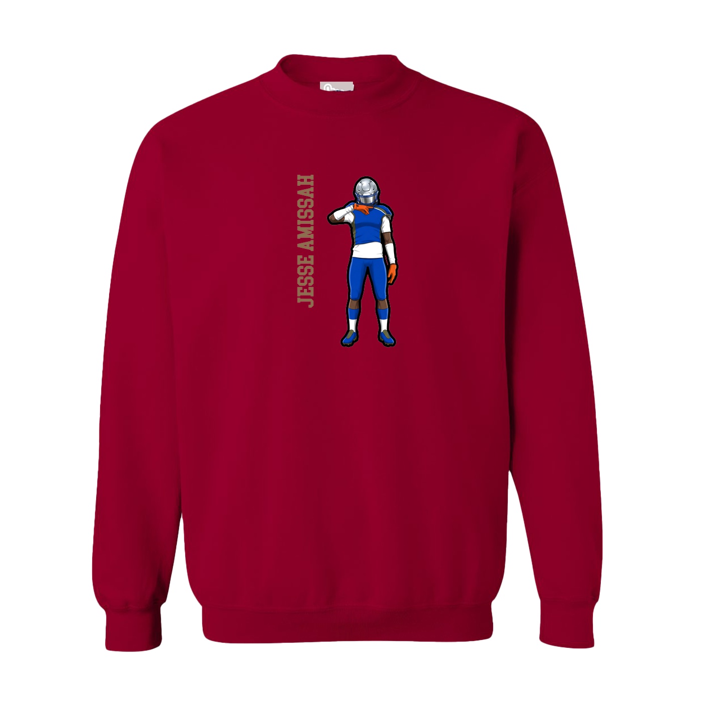 Fleece Crew — Classic in Cardinal