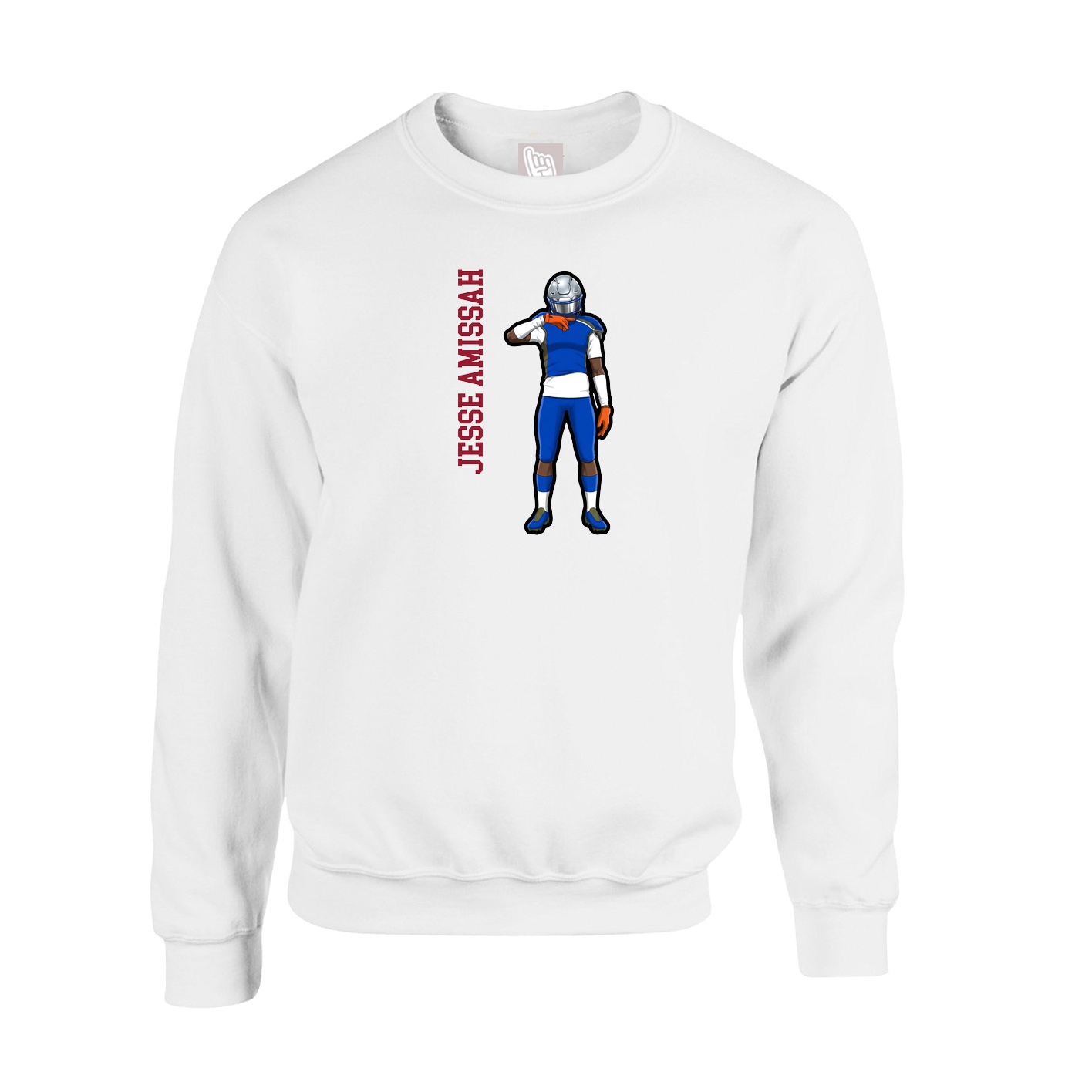 Fleece Crew — Classic in White