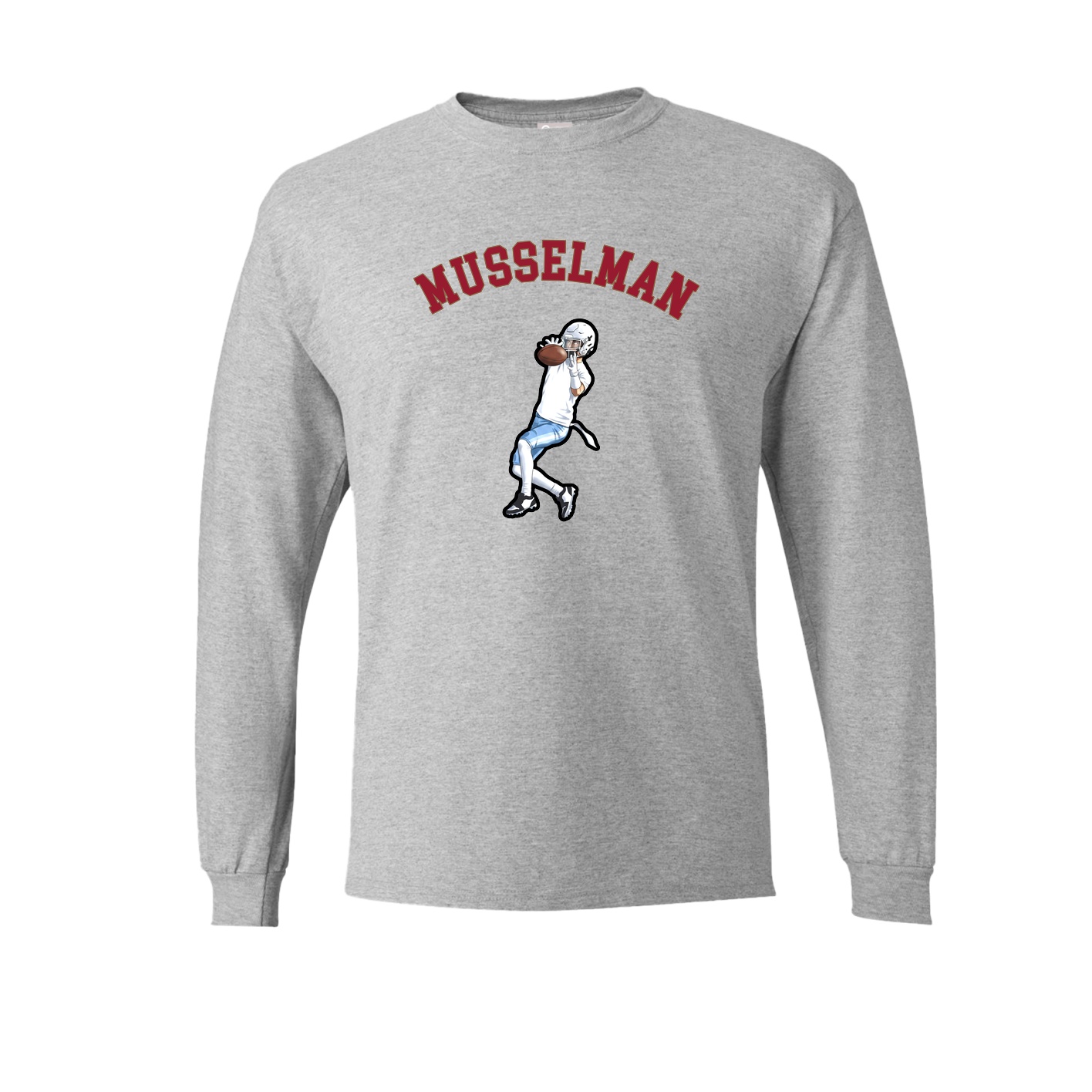 Long Sleeve Tee — Shirsey Arch in Grey
