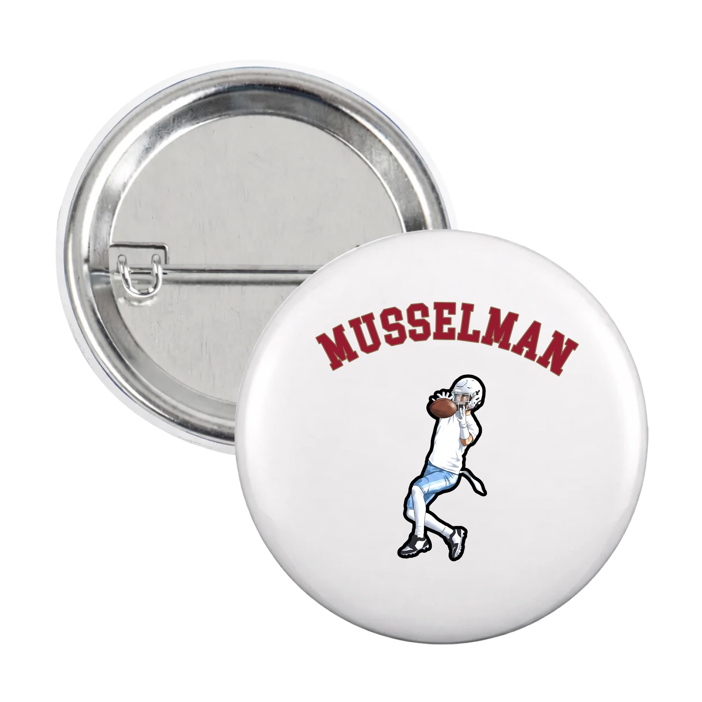 Game Day Button — Shirsey Arch in White