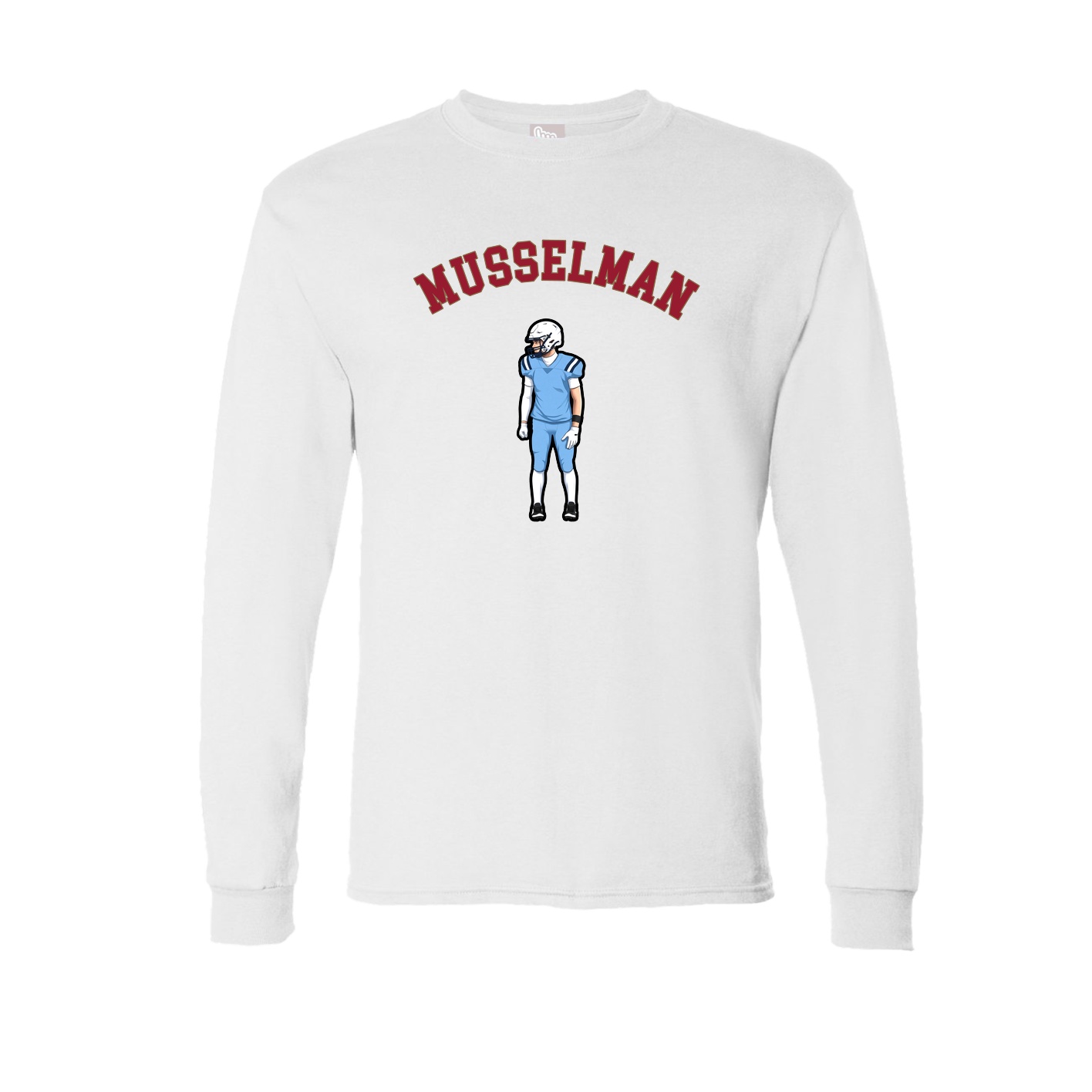 Long Sleeve Tee — Shirsey Arch in White