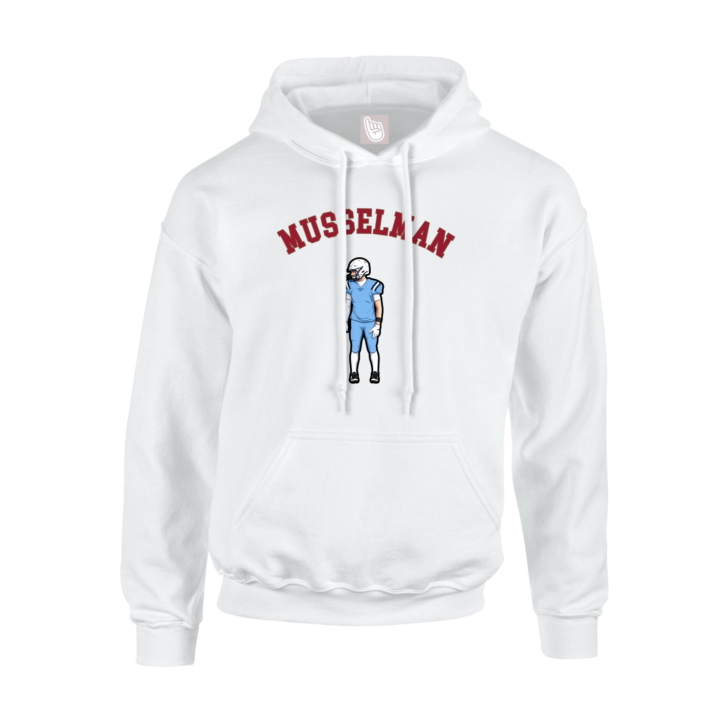 Hoodie — Shirsey Arch in White