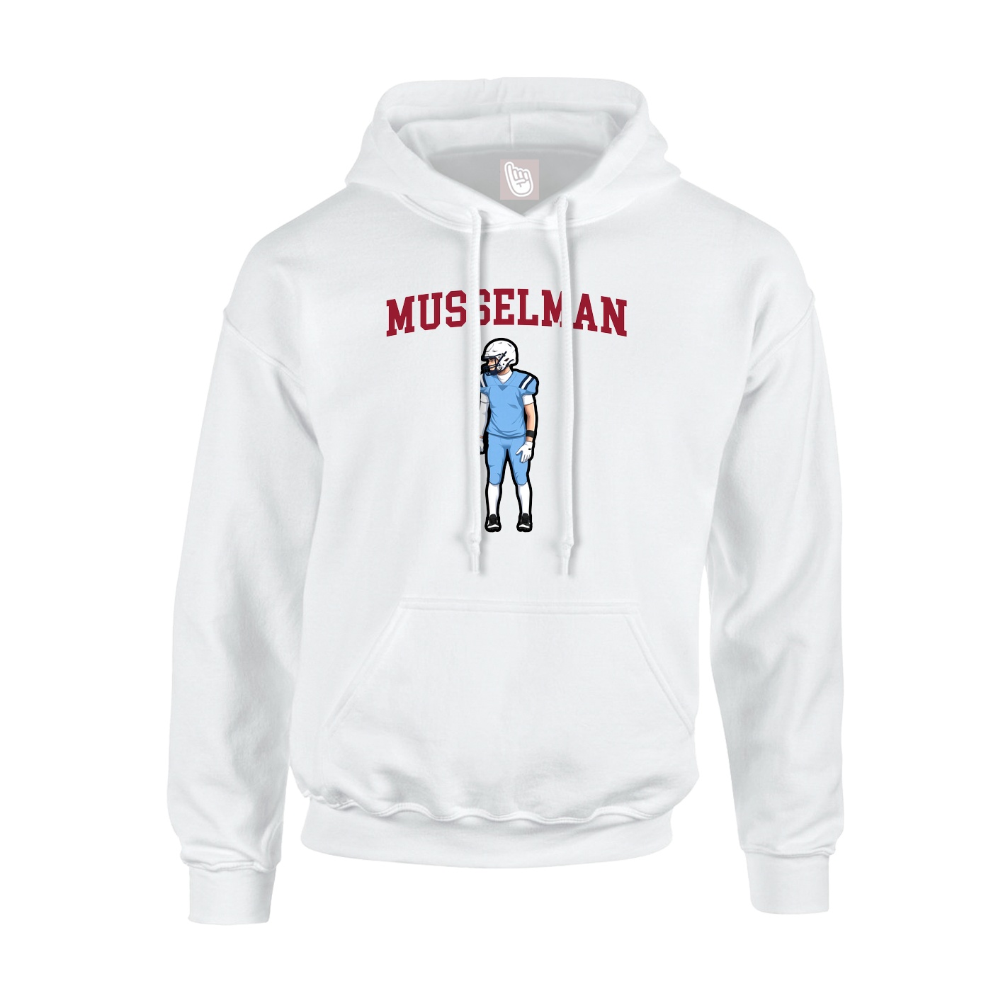 Hoodie — Shirsey in White