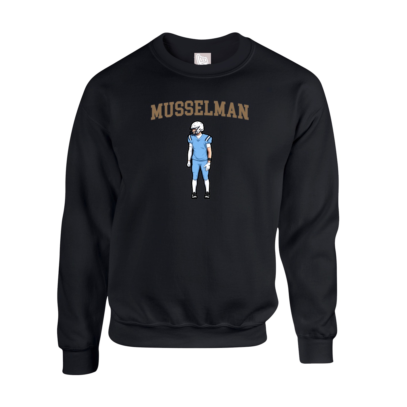 Fleece Crew — Shirsey in Black