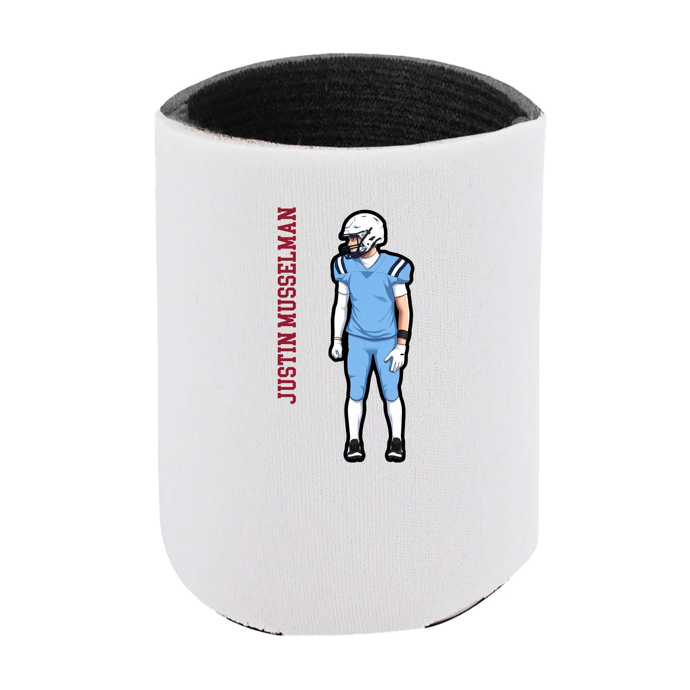 Can Holder — Name Vertical in White
