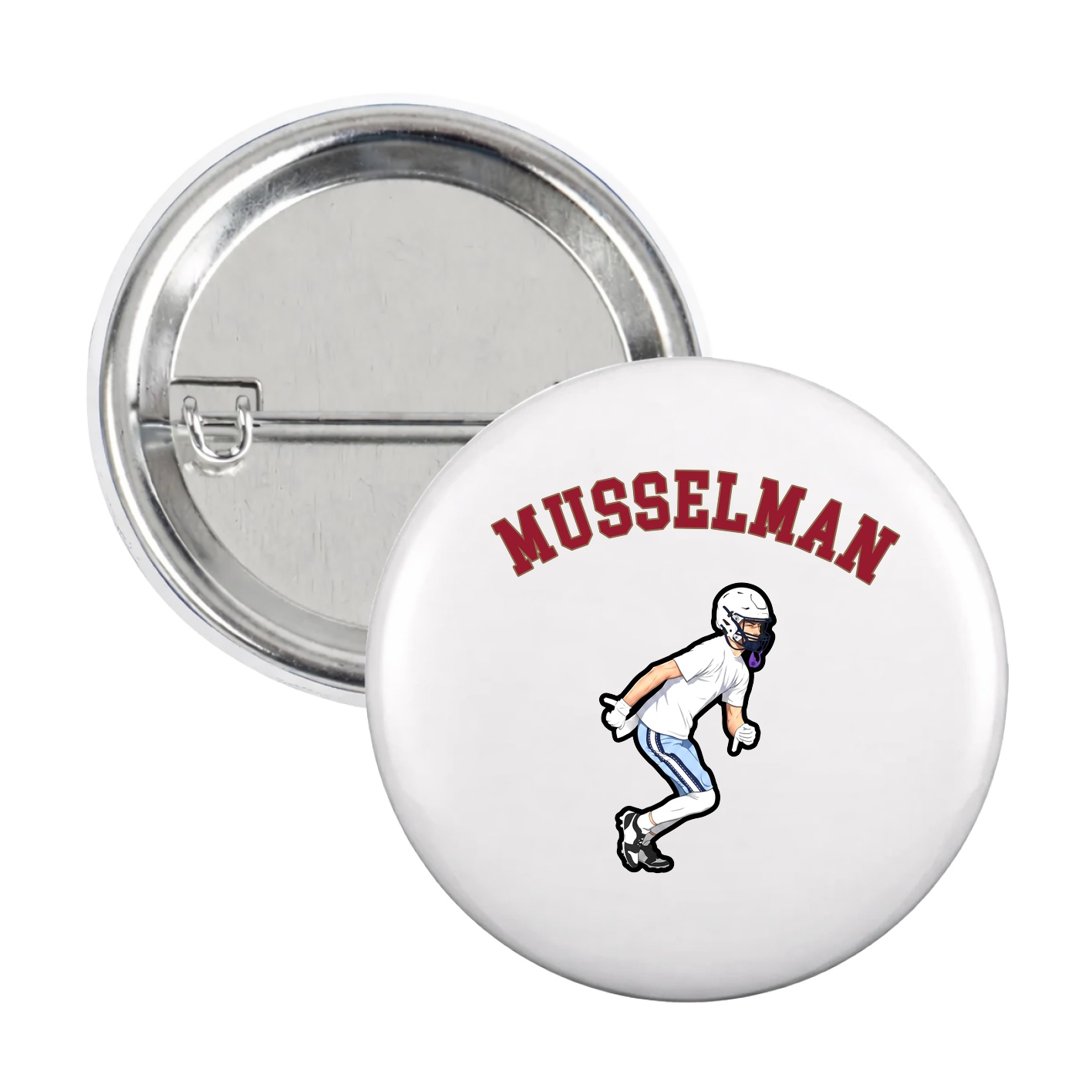 Game Day Button — Shirsey Arch in White
