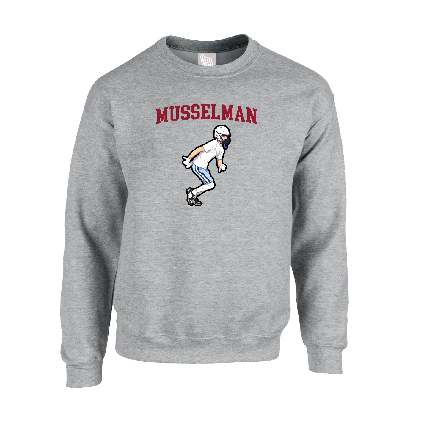 Fleece Crew — Shirsey in Grey