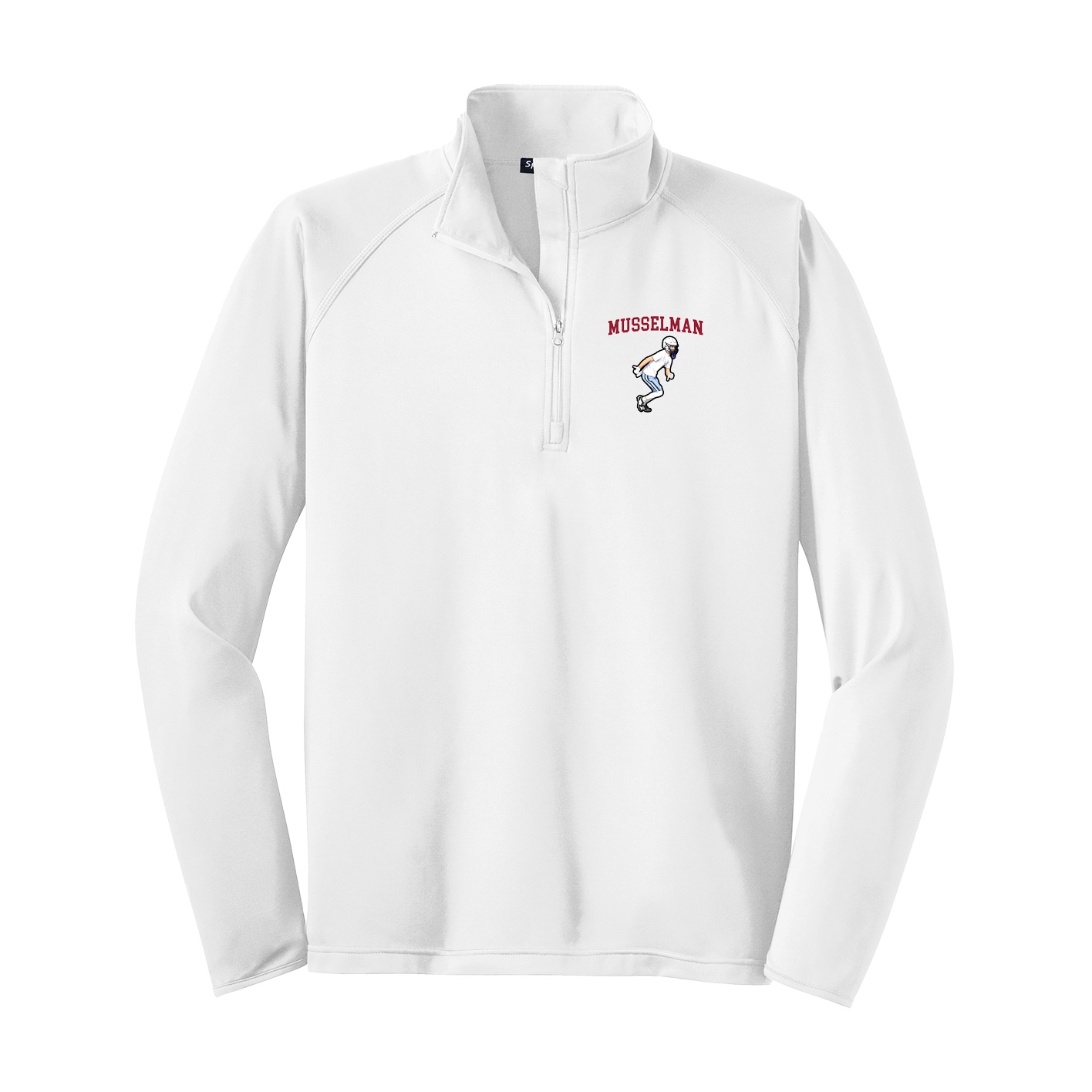 Q-Zip Pullover — Shirsey in White