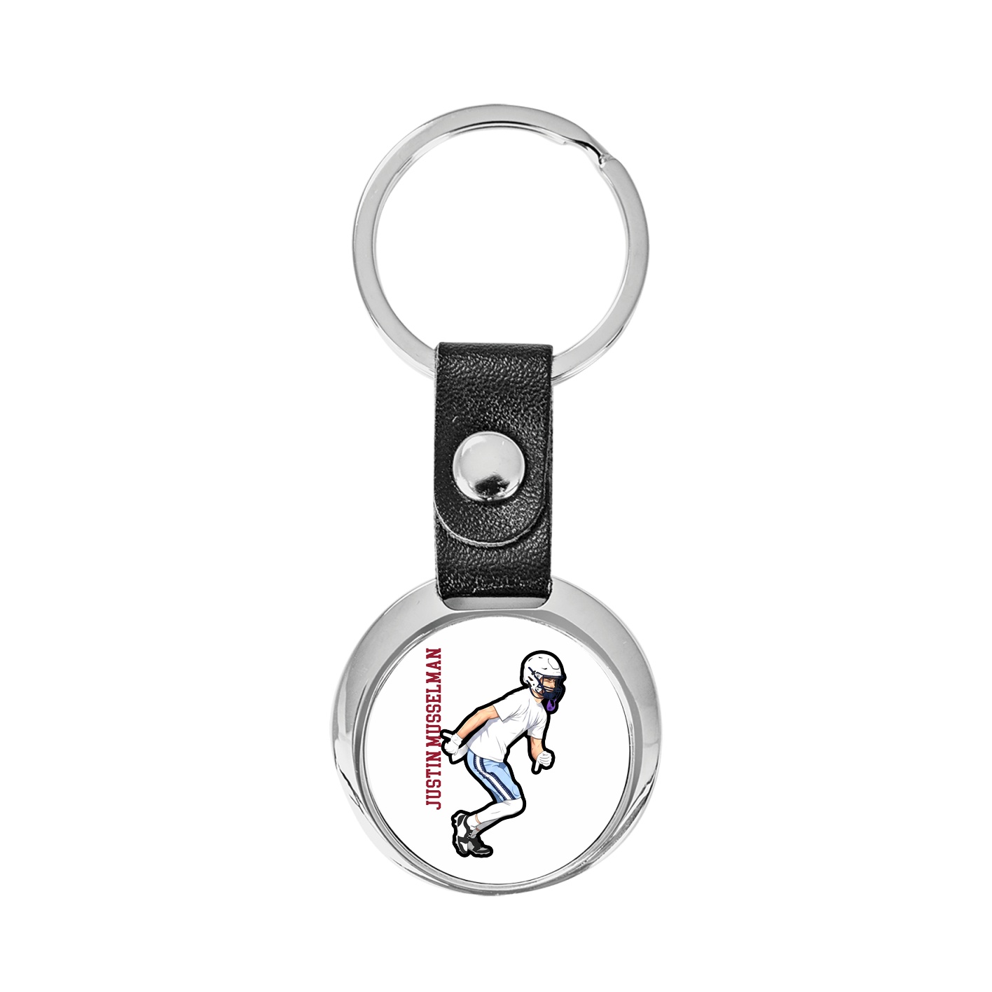 Key Chain — Name Vertical in Classic