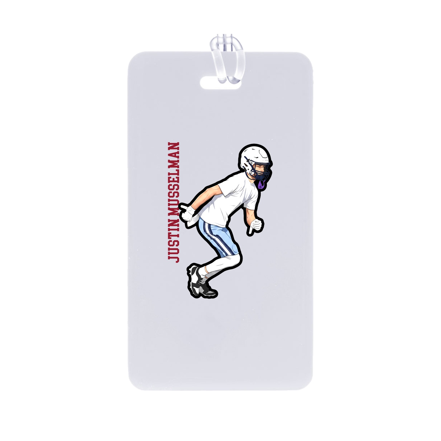 Bag Tag — Name Vertical in Classic