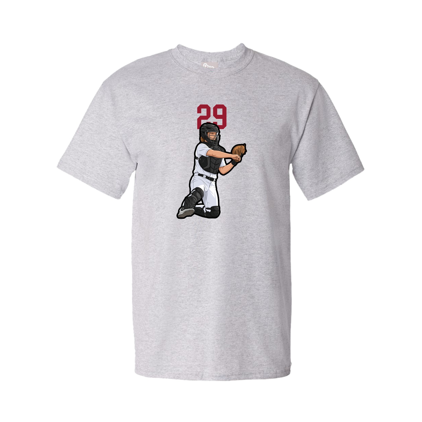 Tee — Number Top in Grey