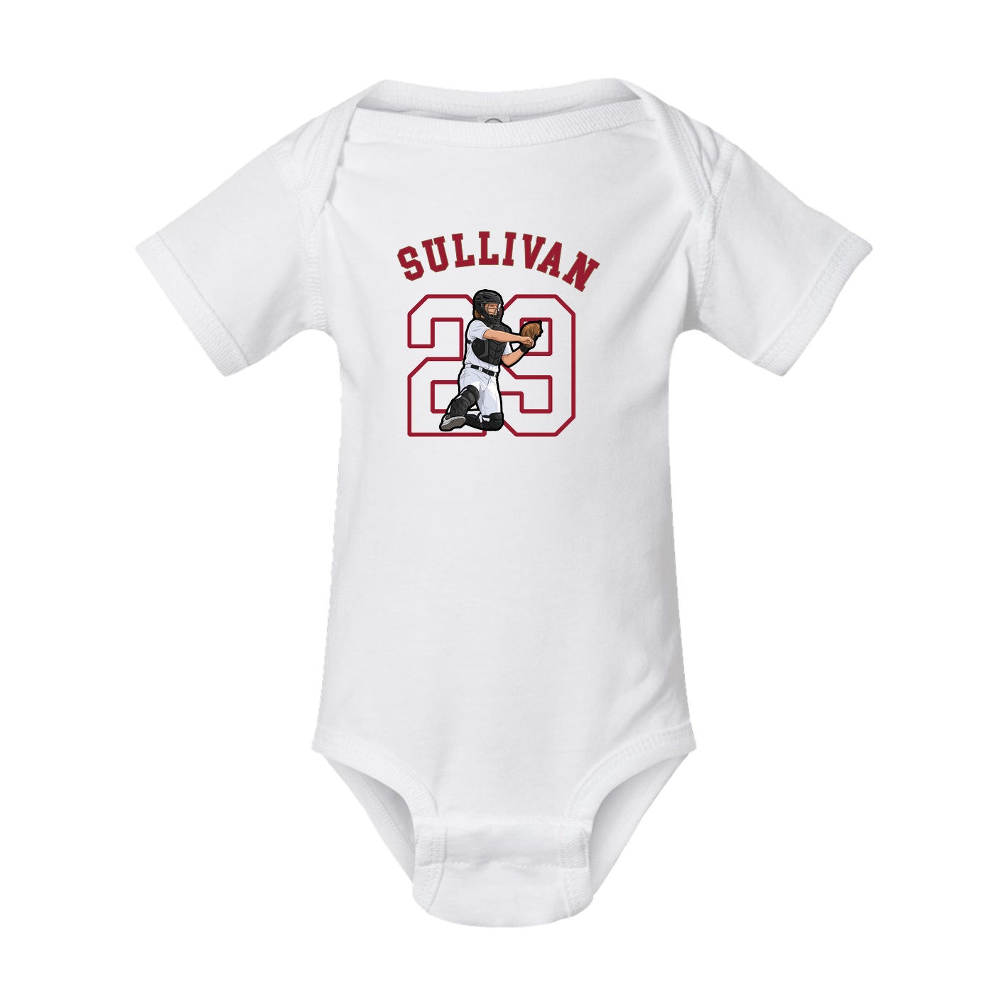 Baby Onesie — Shirsey Arch in White