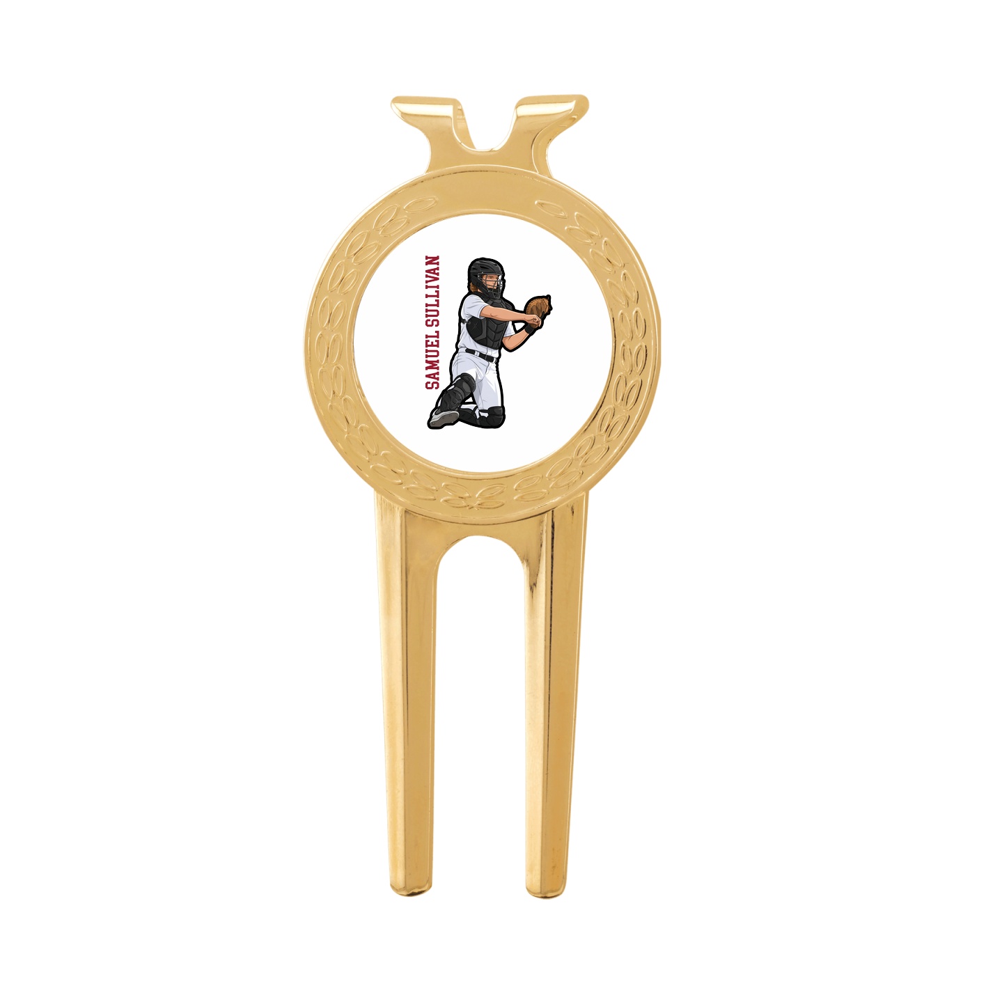 Divot Tool with Ball Marker — Name Vertical in Classic