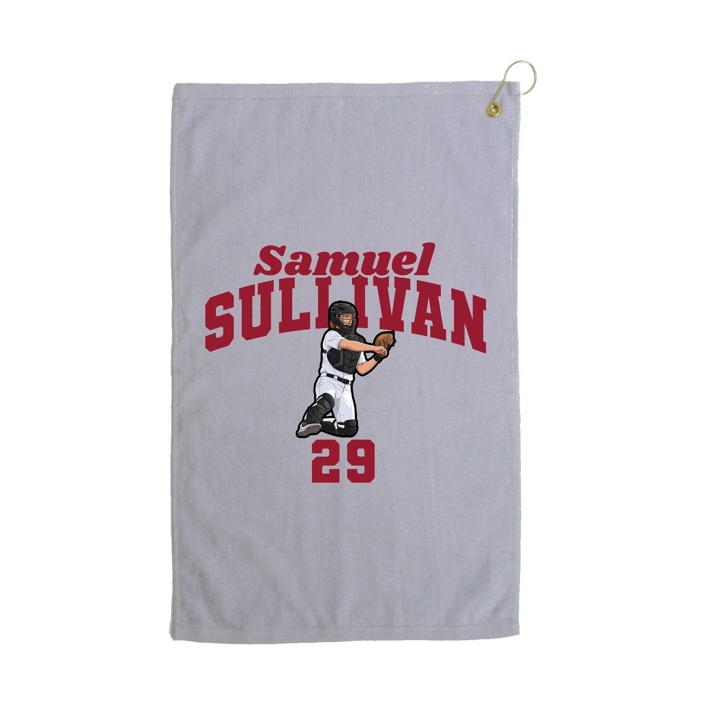 Golf Towel — Signature Arch in Grey