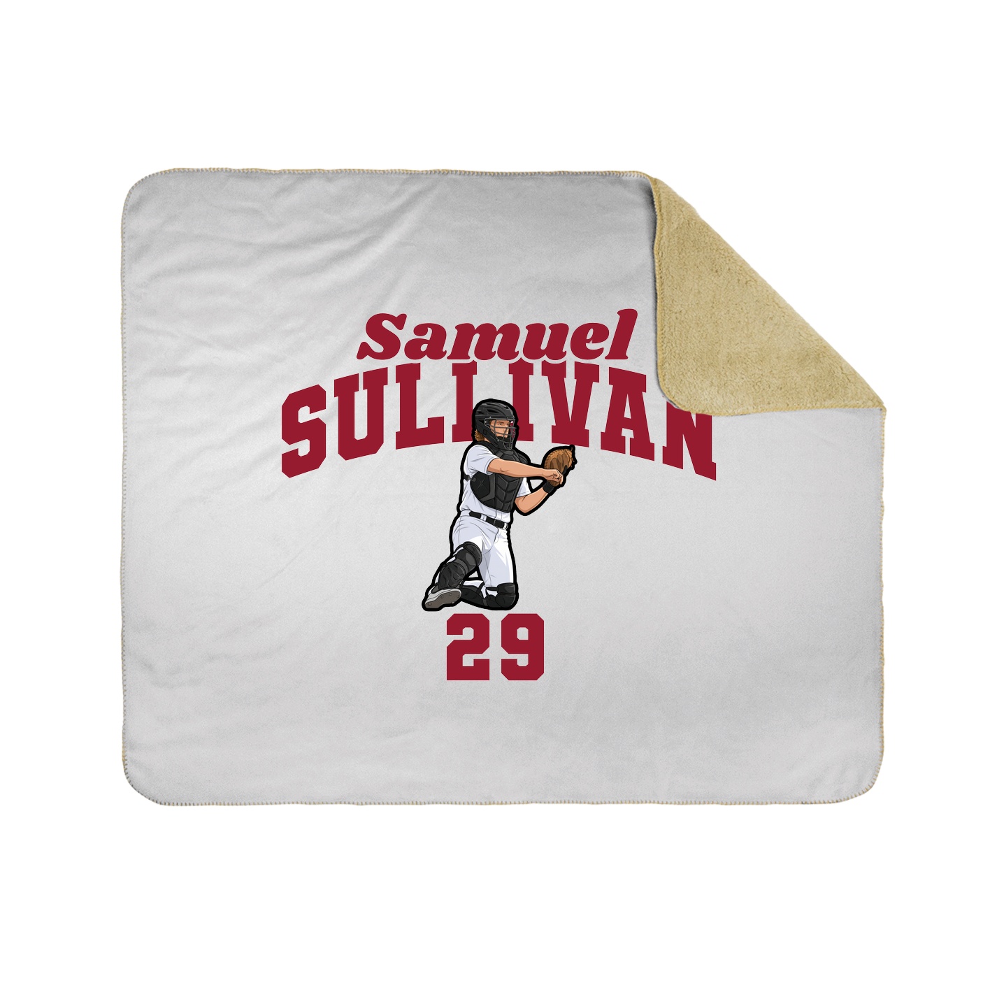 Throw Blanket — Signature Arch in White