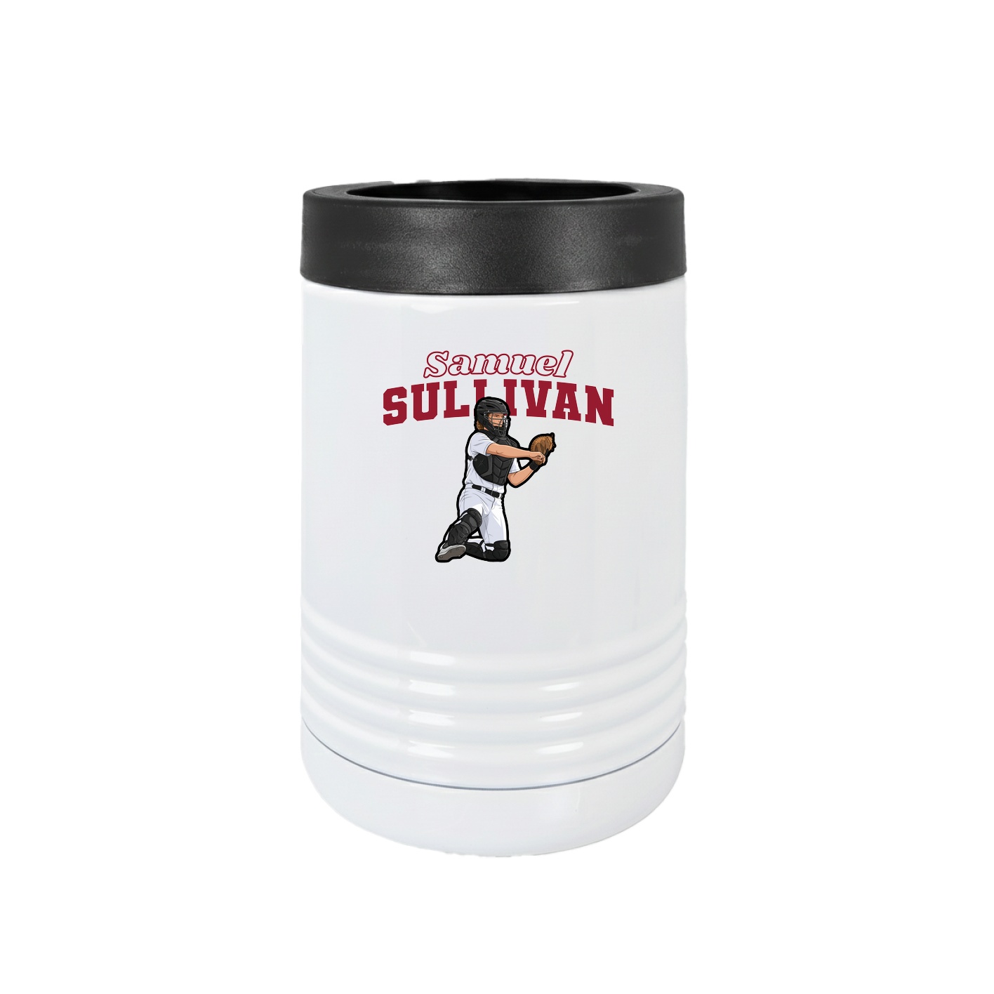 Beverage Holder — Name Arch in White