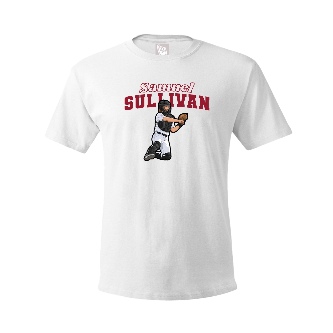 Tee — Name Arch in White