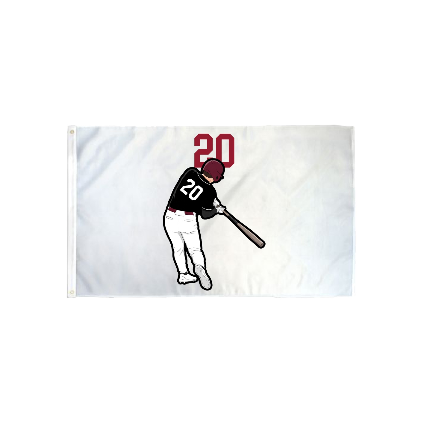 3x5 Flag — Number Top in Classic