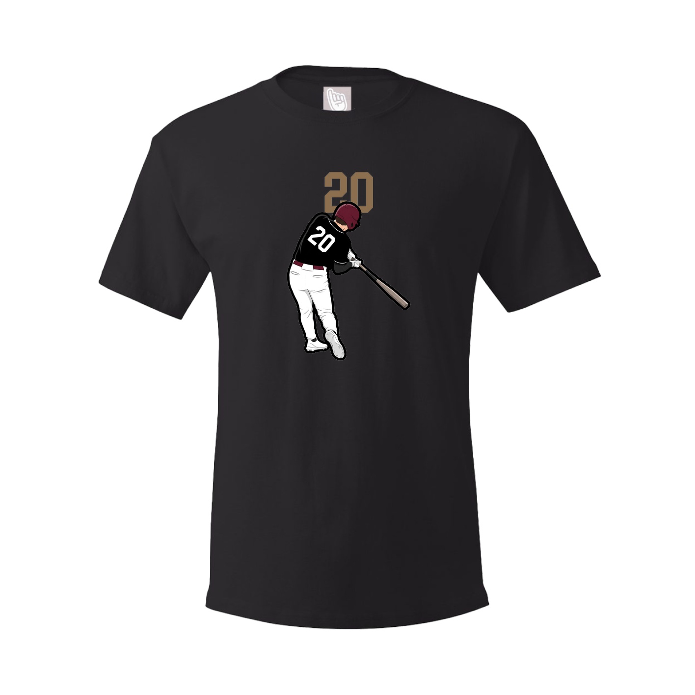 Tee — Number Top in Black