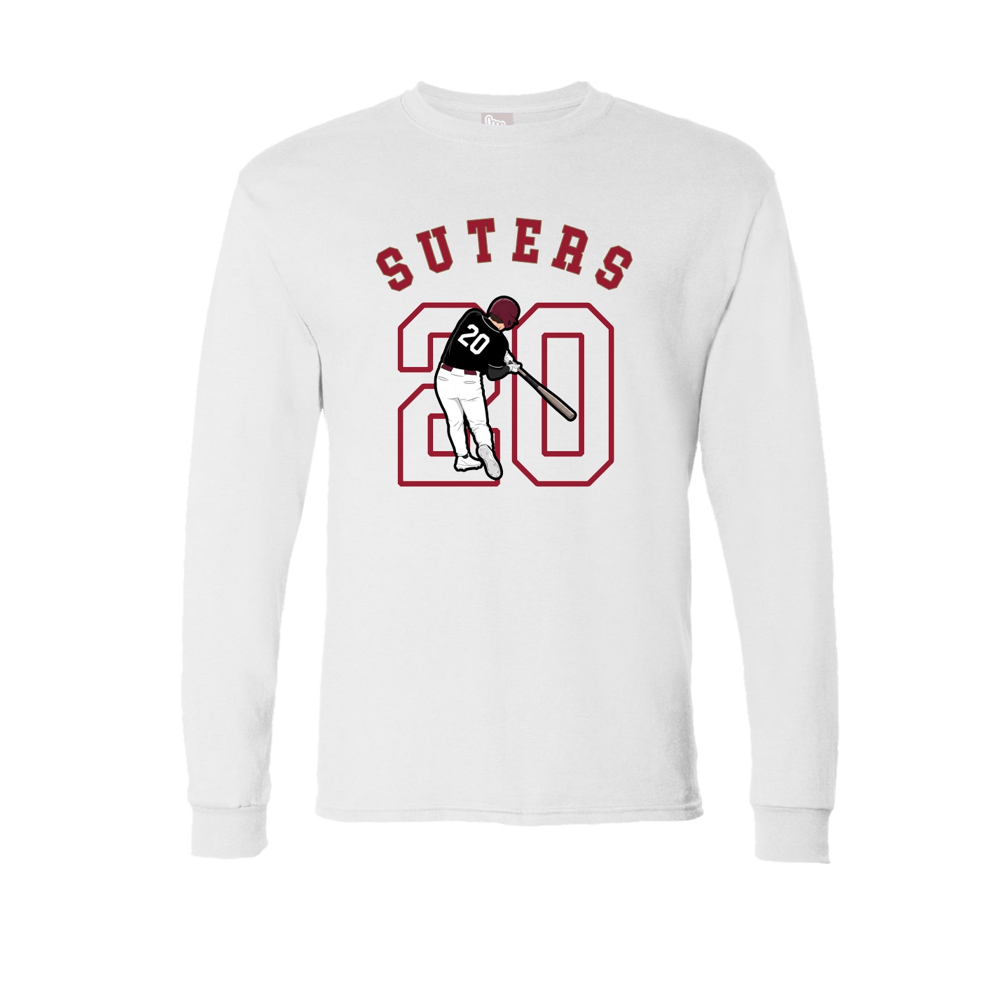 Long Sleeve Tee — Shirsey Arch in White