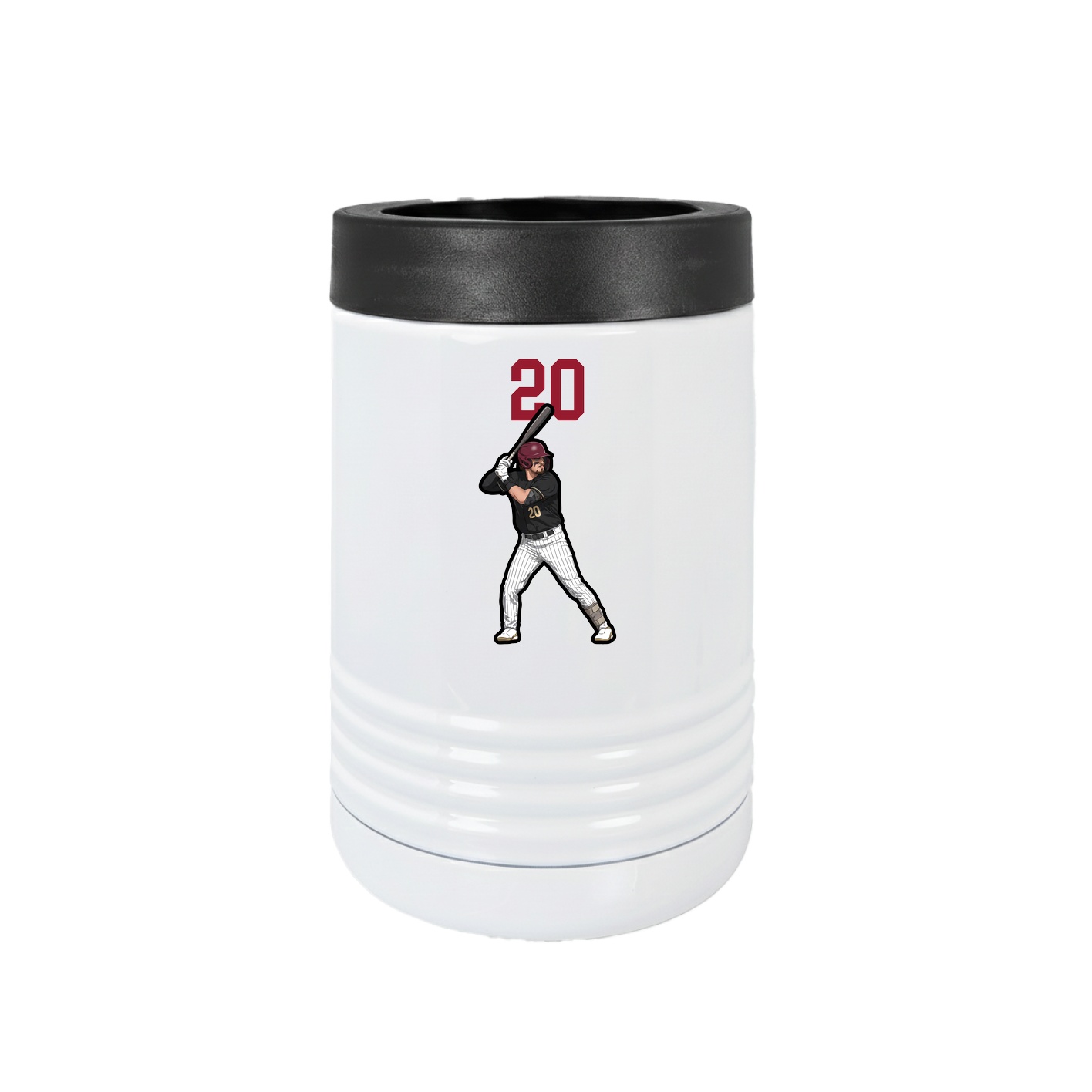 Beverage Holder — Number Top in White