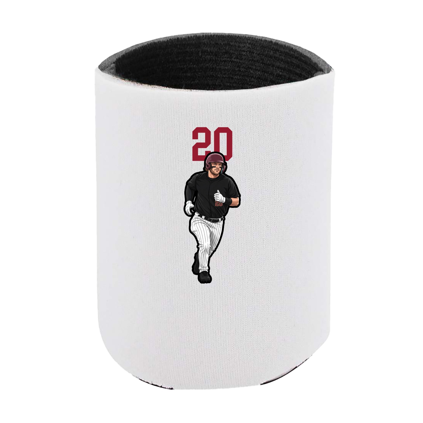 Can Holder — Number Top in White