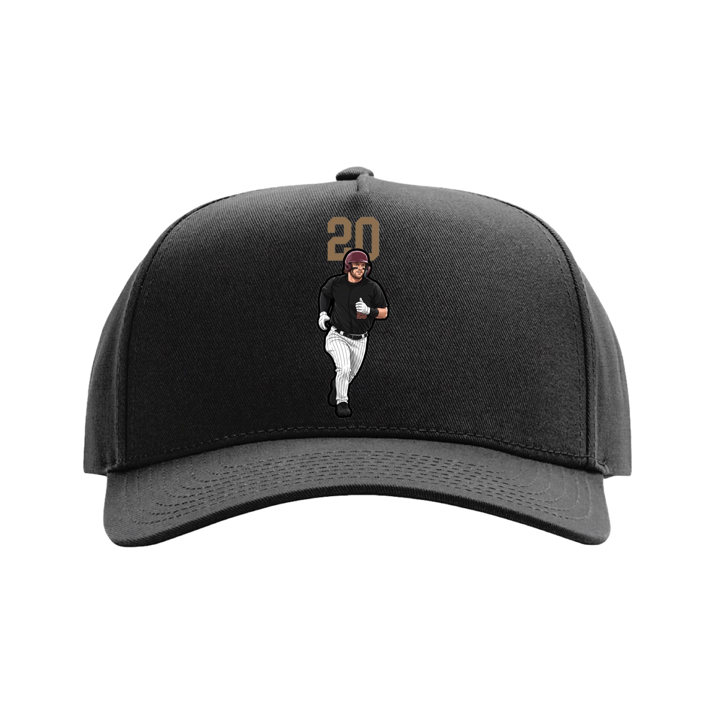 Full Fabric Five-Panel Champ Cap