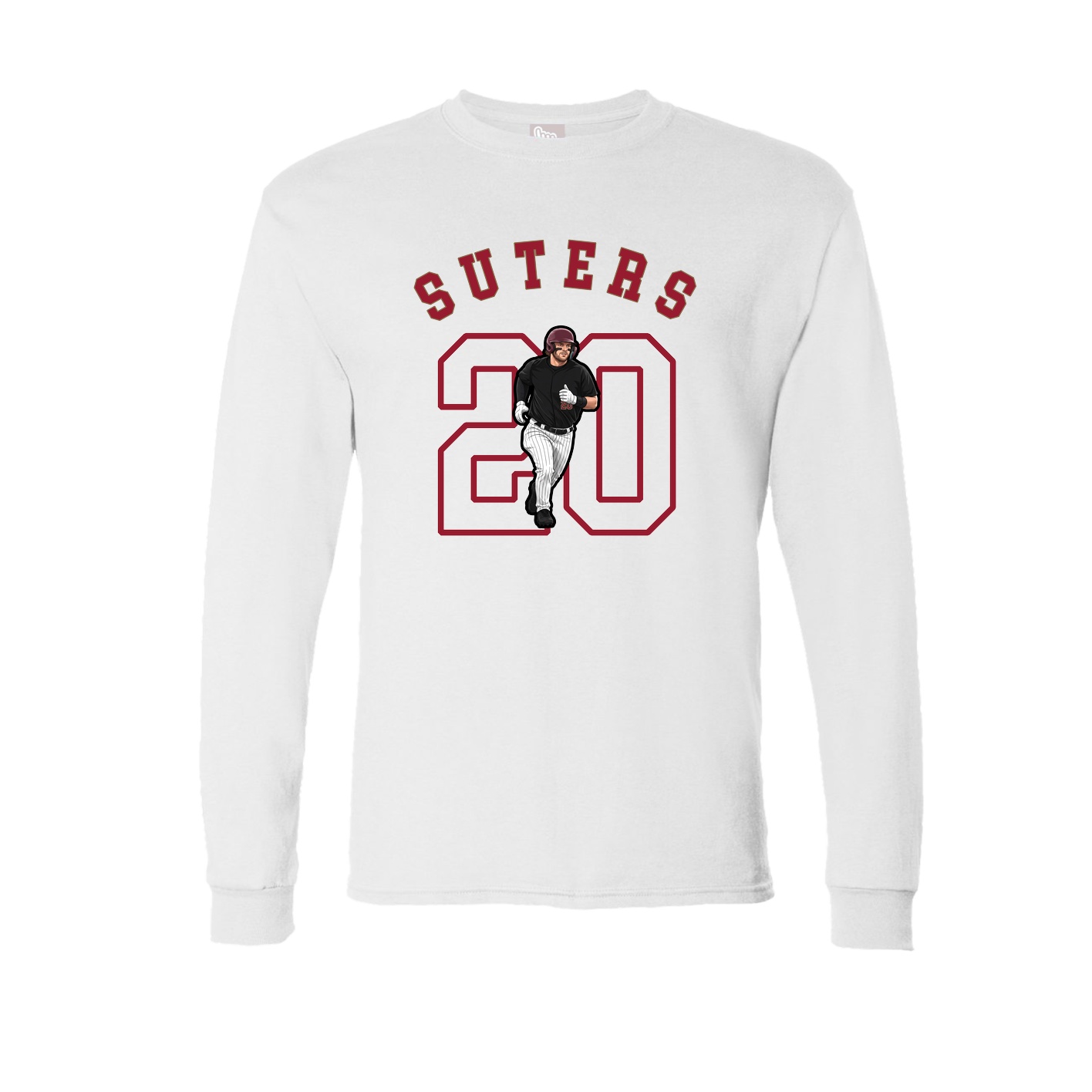 Long Sleeve Tee — Shirsey Arch in White