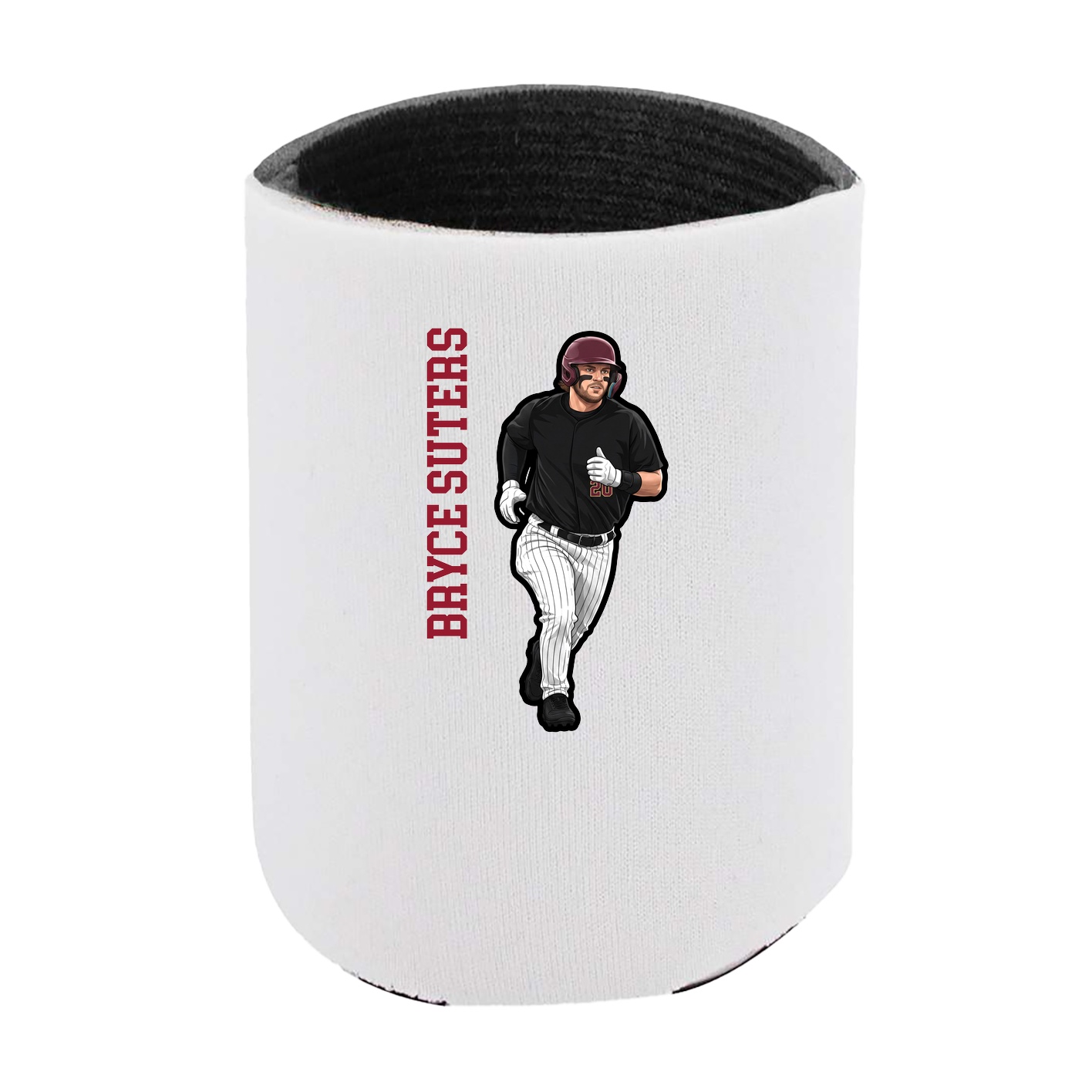 Can Holder — Name Vertical in White