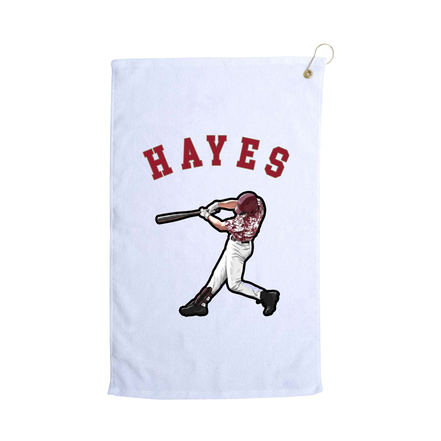 Golf Towel — Shirsey Arch in White