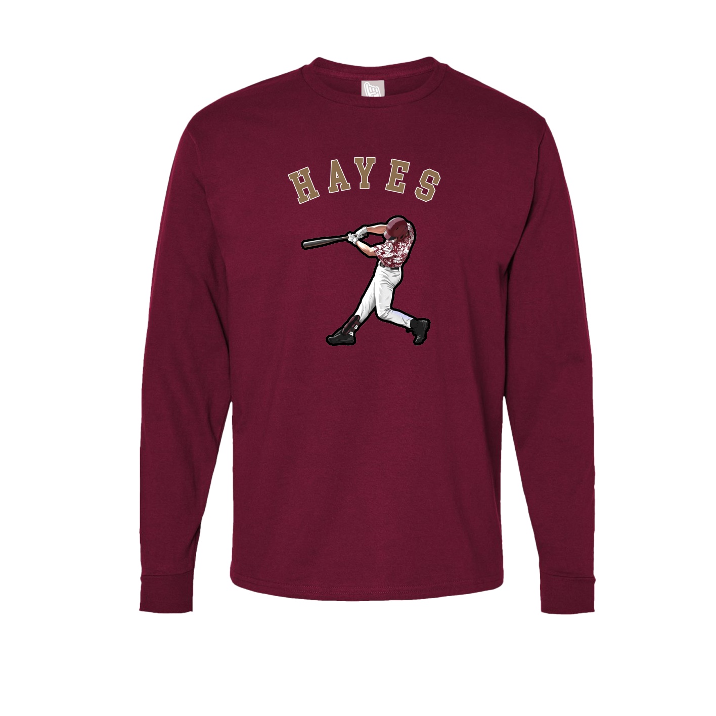 Long Sleeve Tee — Shirsey Arch in Cardinal