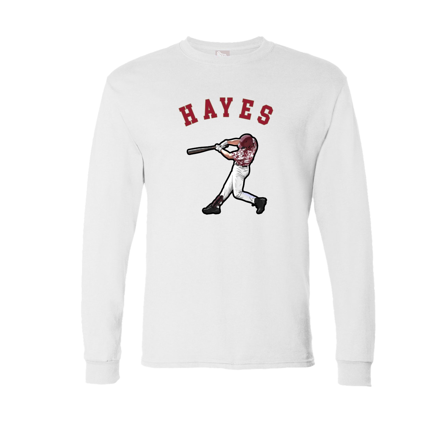 Long Sleeve Tee — Shirsey Arch in White