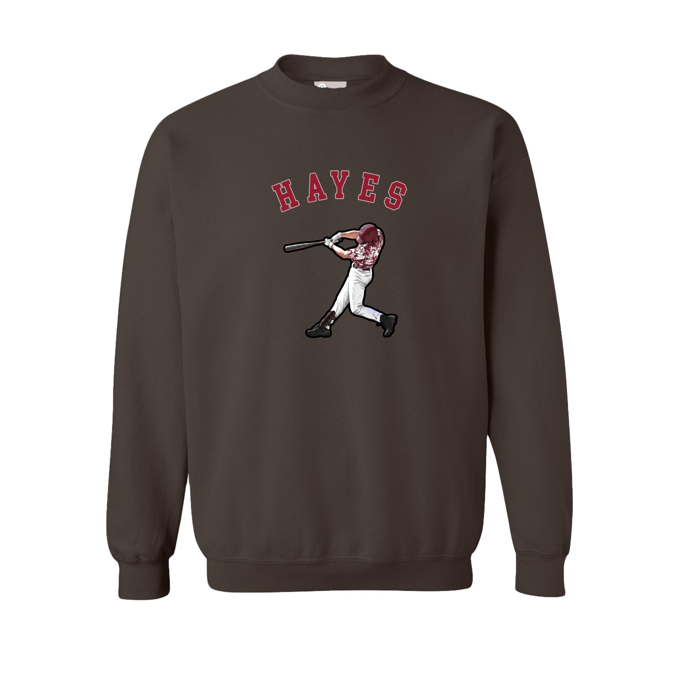 Fleece Crew — Shirsey Arch in Brown