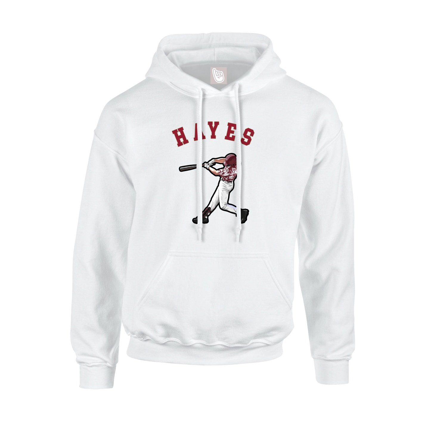 Youth Hoodie — Shirsey Arch in White