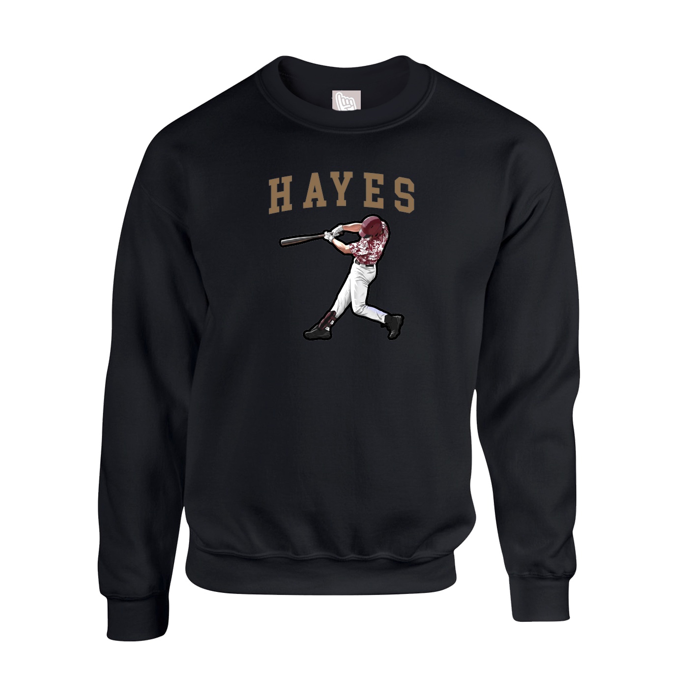 Fleece Crew — Shirsey in Black