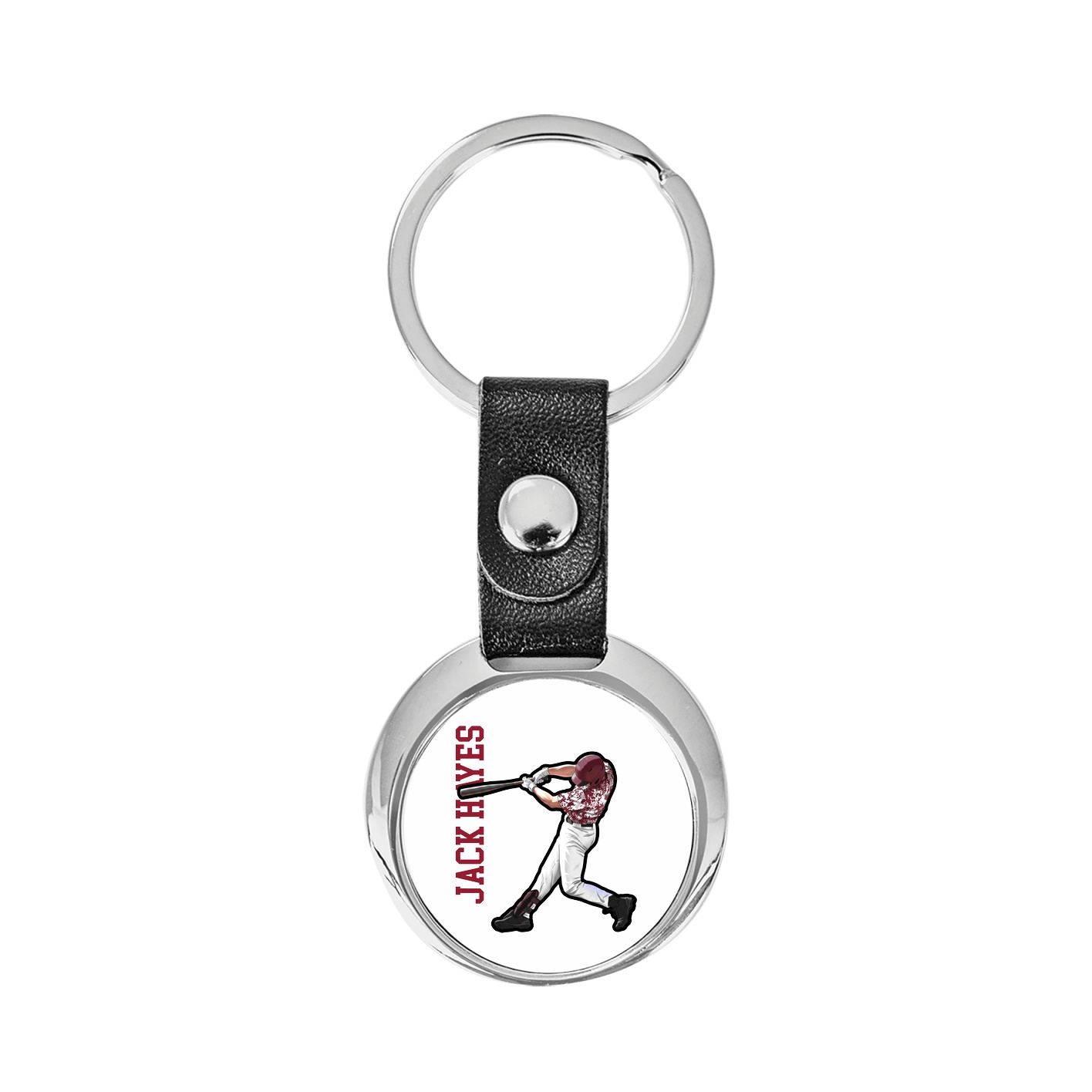 Key Chain — Name Vertical in Classic